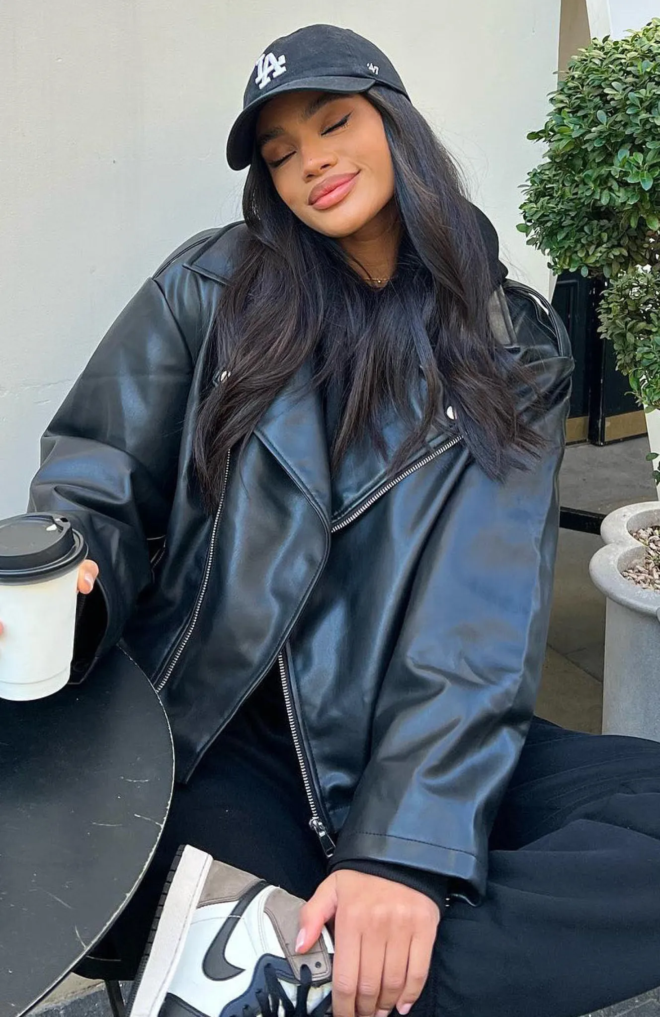 Jackets & Blazers | White Fox Boutique Seal The Deal PU Biker Jacket black