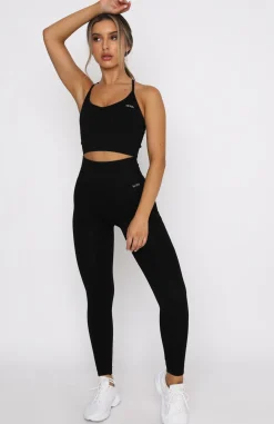 Leggings | White Fox Boutique Seamless High Waisted Leggings black