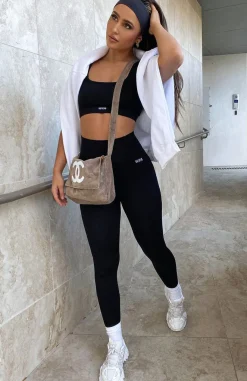 Leggings | White Fox Boutique Seamless High Waisted Leggings black