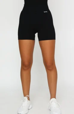 Shorts | White Fox Boutique Seamless High Waisted Shorts black