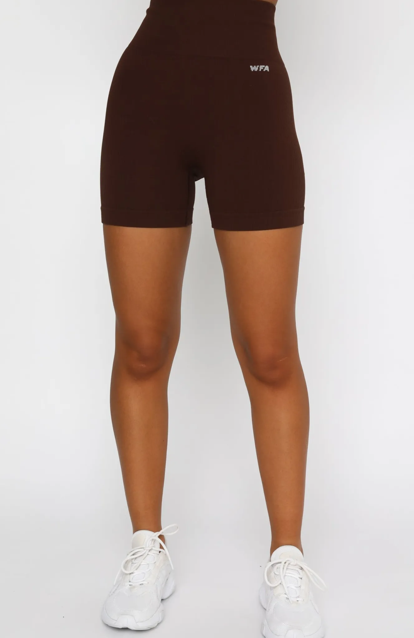 Shorts | White Fox Boutique Seamless High Waisted Shorts Chocolate brown