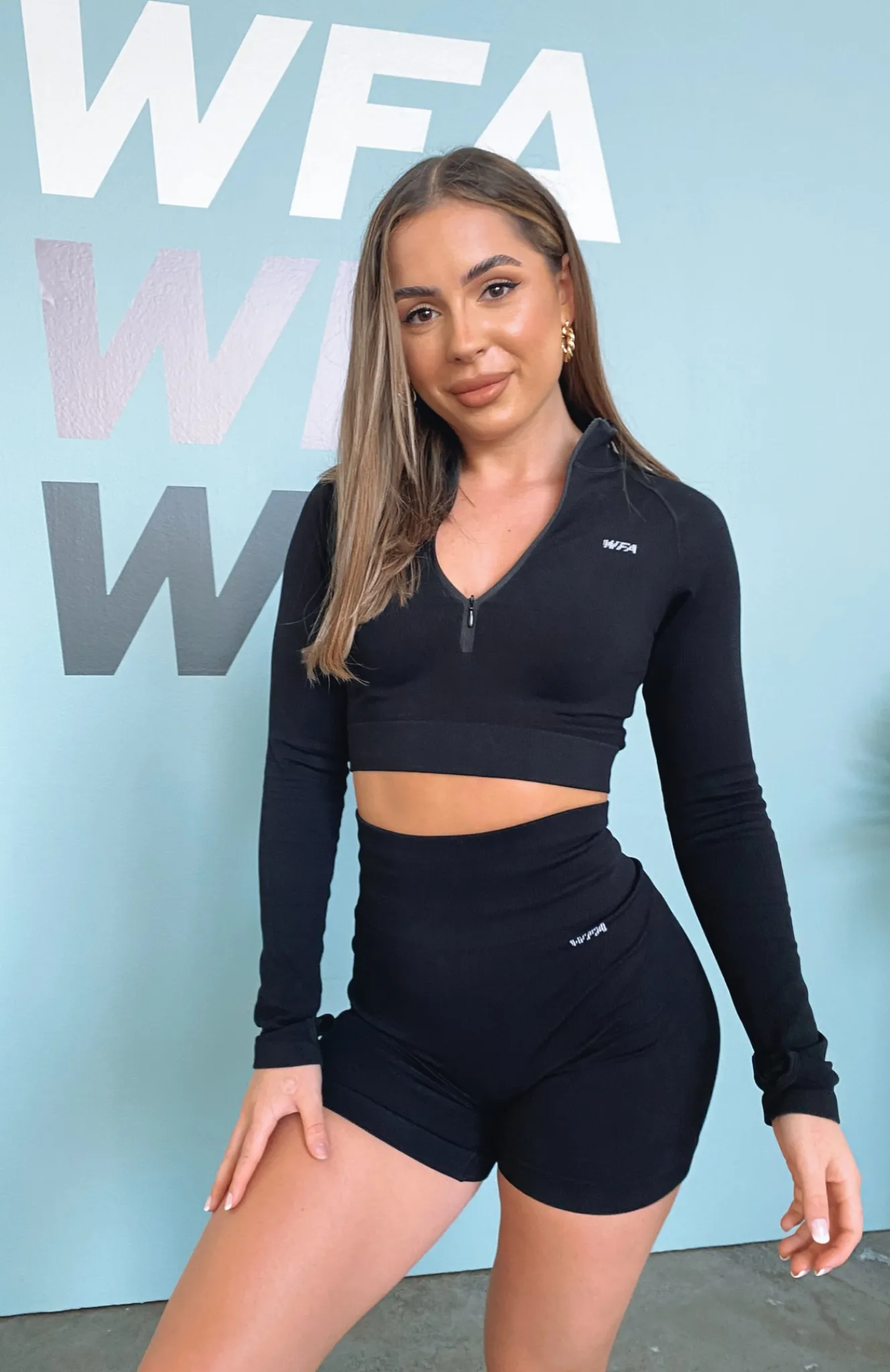 Shorts | White Fox Boutique Seamless High Waisted Shorts black