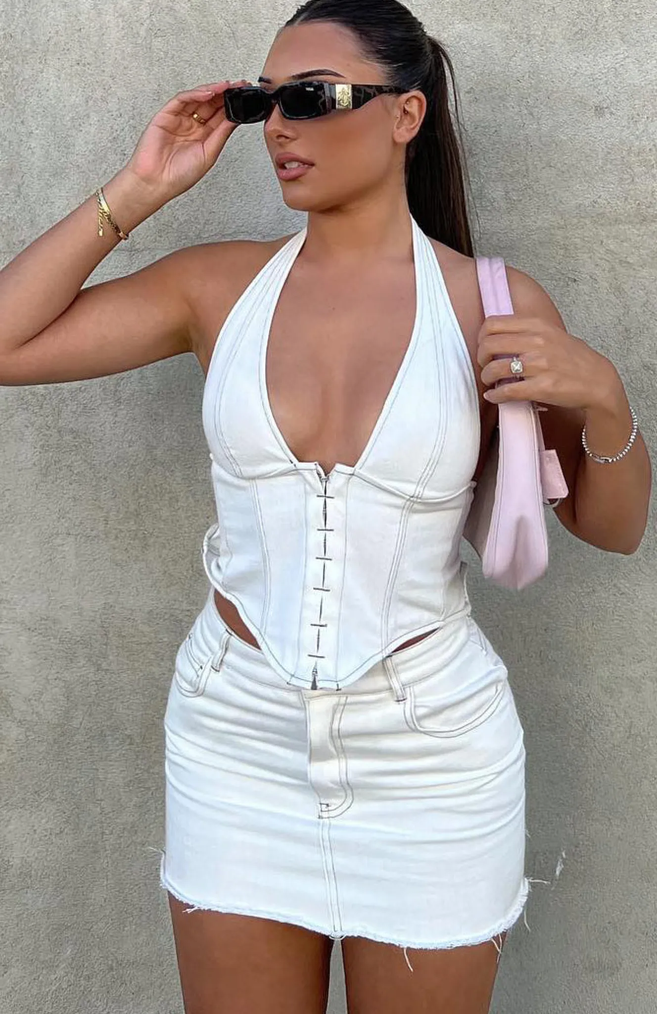 Shirts & Blouses | White Fox Boutique Secret Identity Bustier Off white