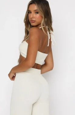 Shirts & Blouses | White Fox Boutique Self Made Crop Cream nude