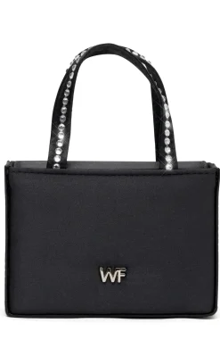 Bags | White Fox Boutique Serena Box Bag Satin black