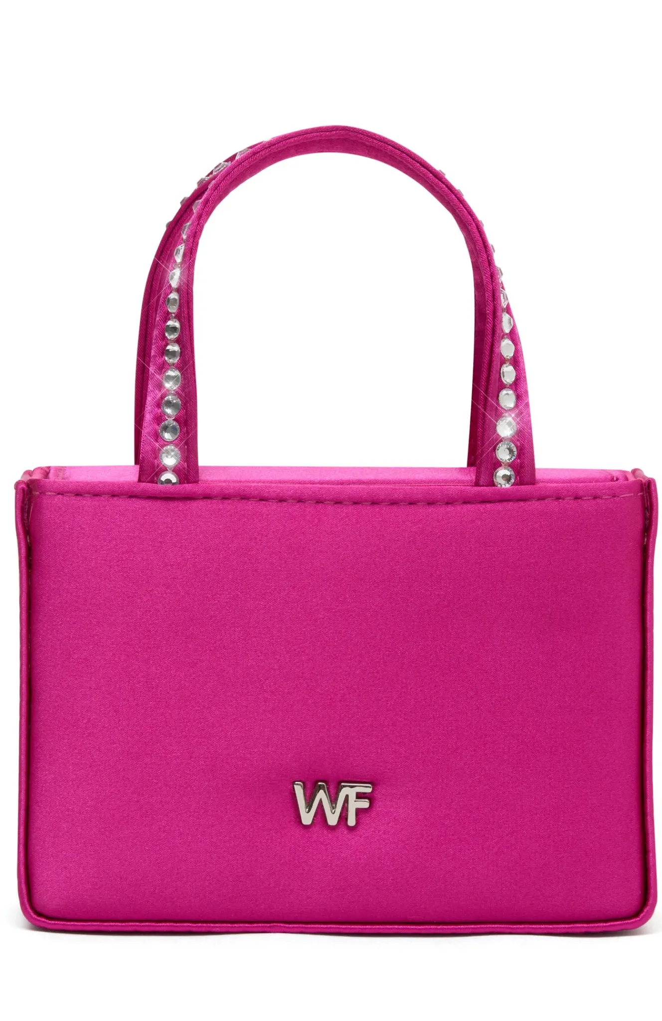 Bags | White Fox Boutique Serena Box Bag Fuchsia Satin pink