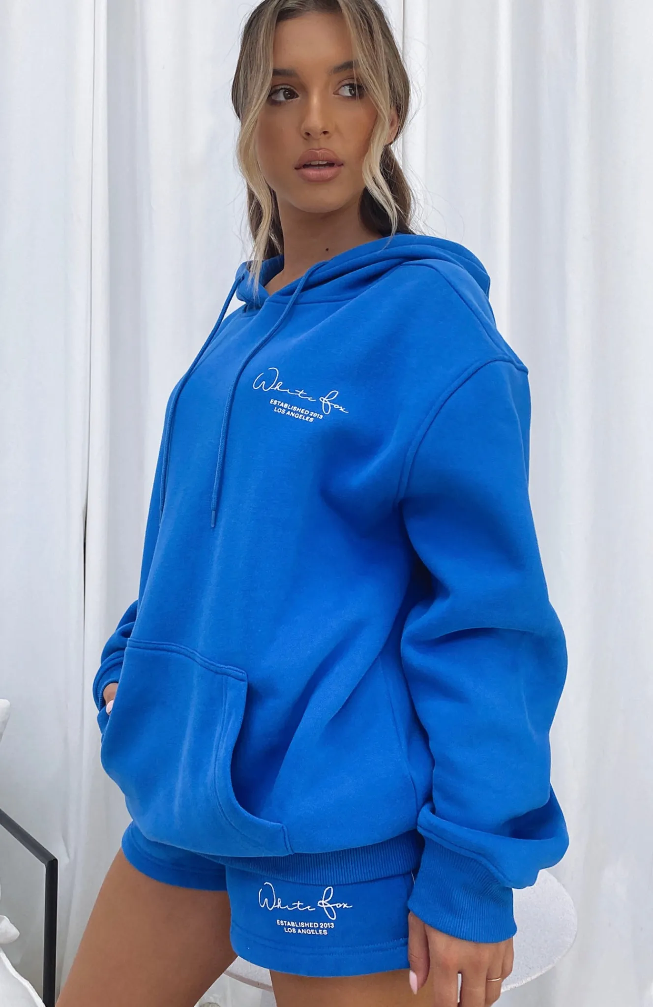 Jackets & Blazers | White Fox Boutique Set The Standard Hoodie Electric blue