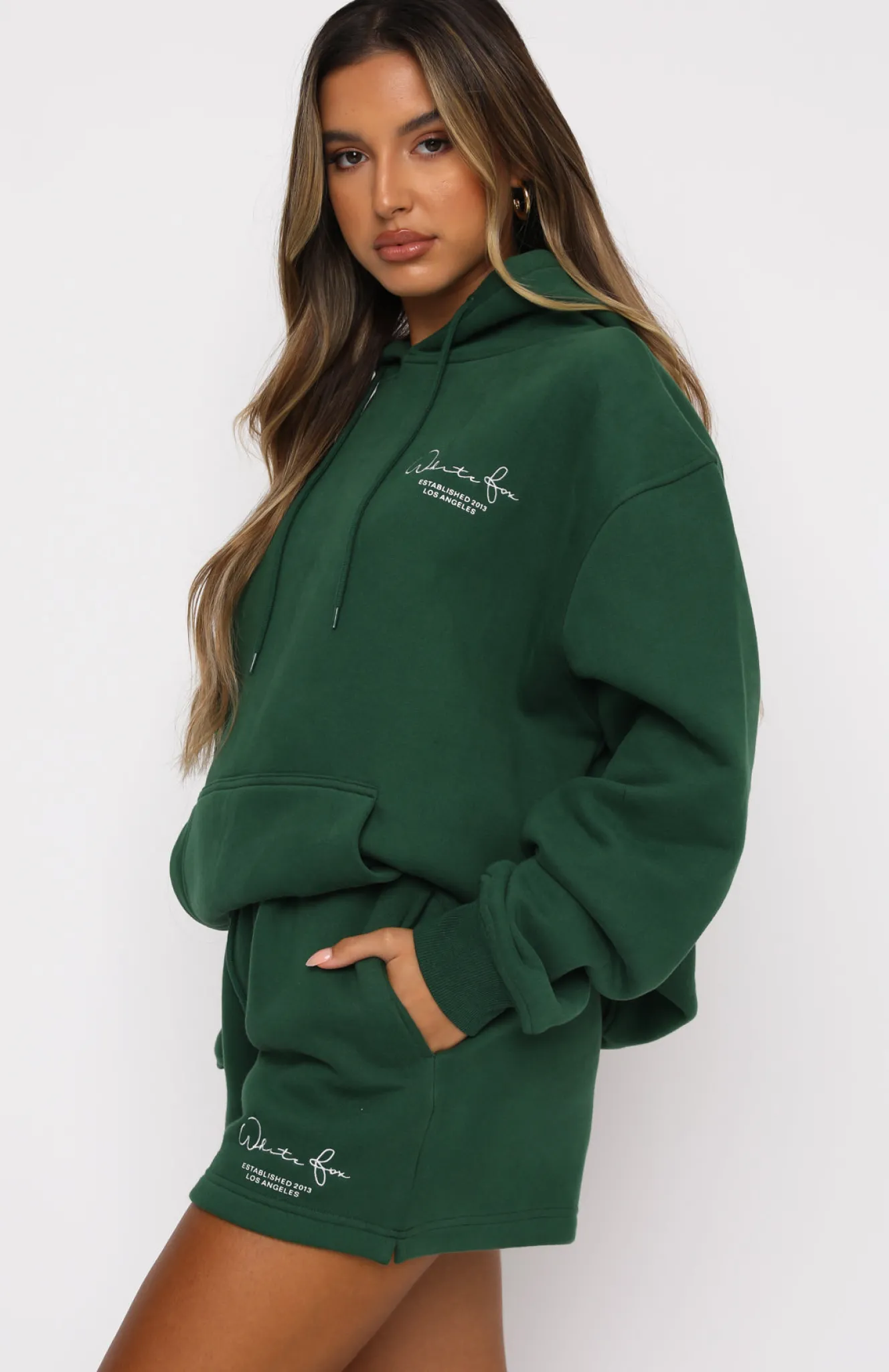 Jackets & Blazers | White Fox Boutique Set The Standard Hoodie Forest green