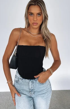 Shirts & Blouses | White Fox Boutique Sharp Edges Bustier black