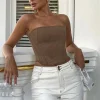 Shirts & Blouses | White Fox Boutique Sharp Edges Bustier Dark nude