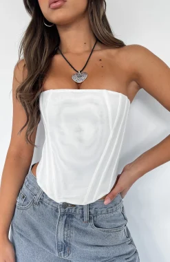 Shirts & Blouses | White Fox Boutique Sharp Edges Bustier white
