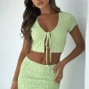 Shirts & Blouses | White Fox Boutique She Dreams Crop Matcha green