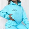 Jackets & Blazers | White Fox Boutique She's A Baddie Hoodie Arctic blue