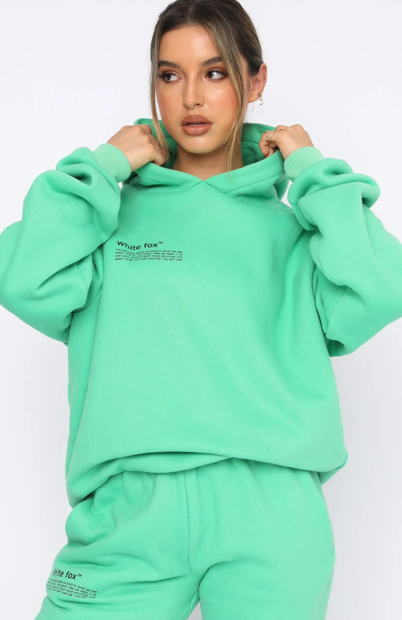 Jackets & Blazers | White Fox Boutique She's A Baddie Hoodie Jolly green