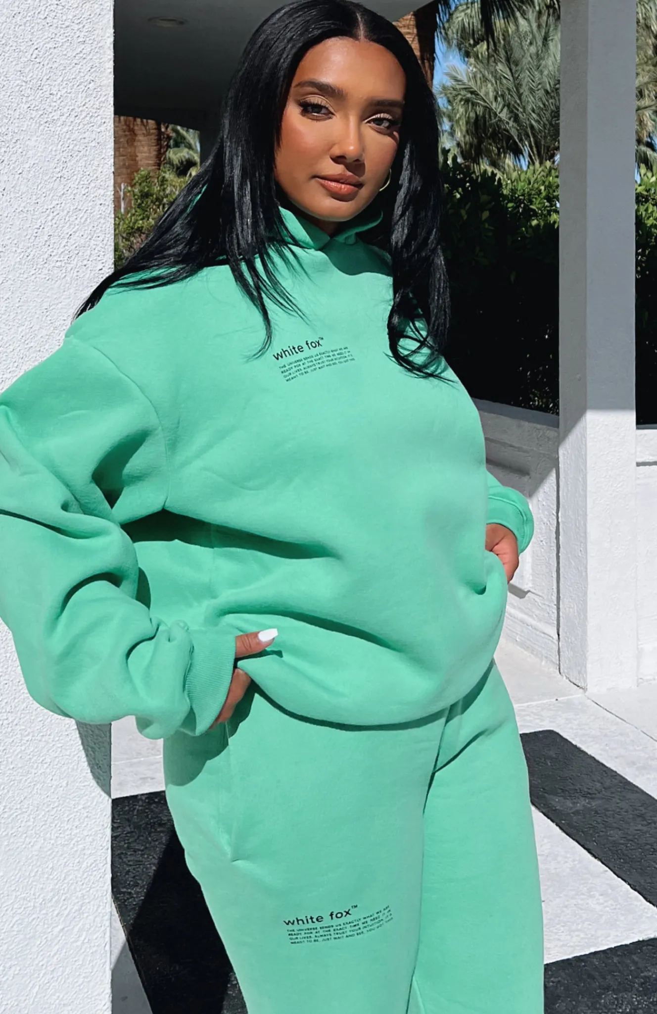 Jackets & Blazers | White Fox Boutique She's A Baddie Hoodie Jolly green