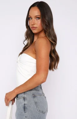 Shirts & Blouses | White Fox Boutique She's A Day Dreamer Crop white