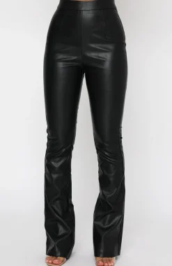Pants | White Fox Boutique Show It Off PU Pants black