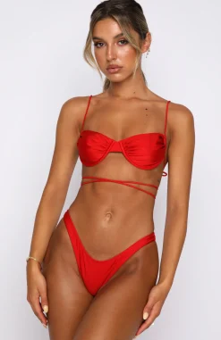 Bikini Tops | White Fox Boutique Siena Bikini Top Shiny red