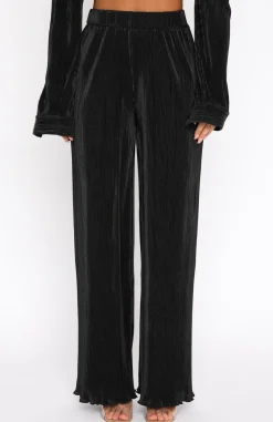 Pants | White Fox Boutique Sincerely Yours Pants black