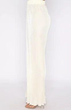 Pants | White Fox Boutique Sincerely Yours Pants Cream white