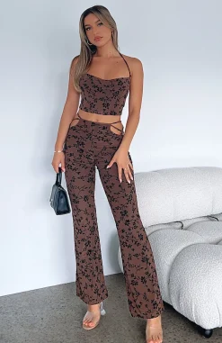 Pants | White Fox Boutique Smooth Operator Pants Chocolate brown