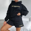 Shorts | White Fox Boutique So Predictable Lounge Shorts black