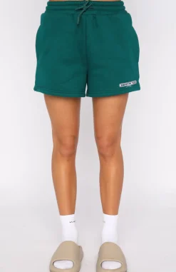 Shorts | White Fox Boutique So Predictable Lounge Shorts green