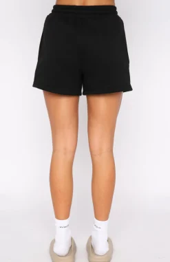 Shorts | White Fox Boutique So Predictable Lounge Shorts black