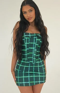Shirts & Blouses | White Fox Boutique Soft Spot Bustier Plaid green
