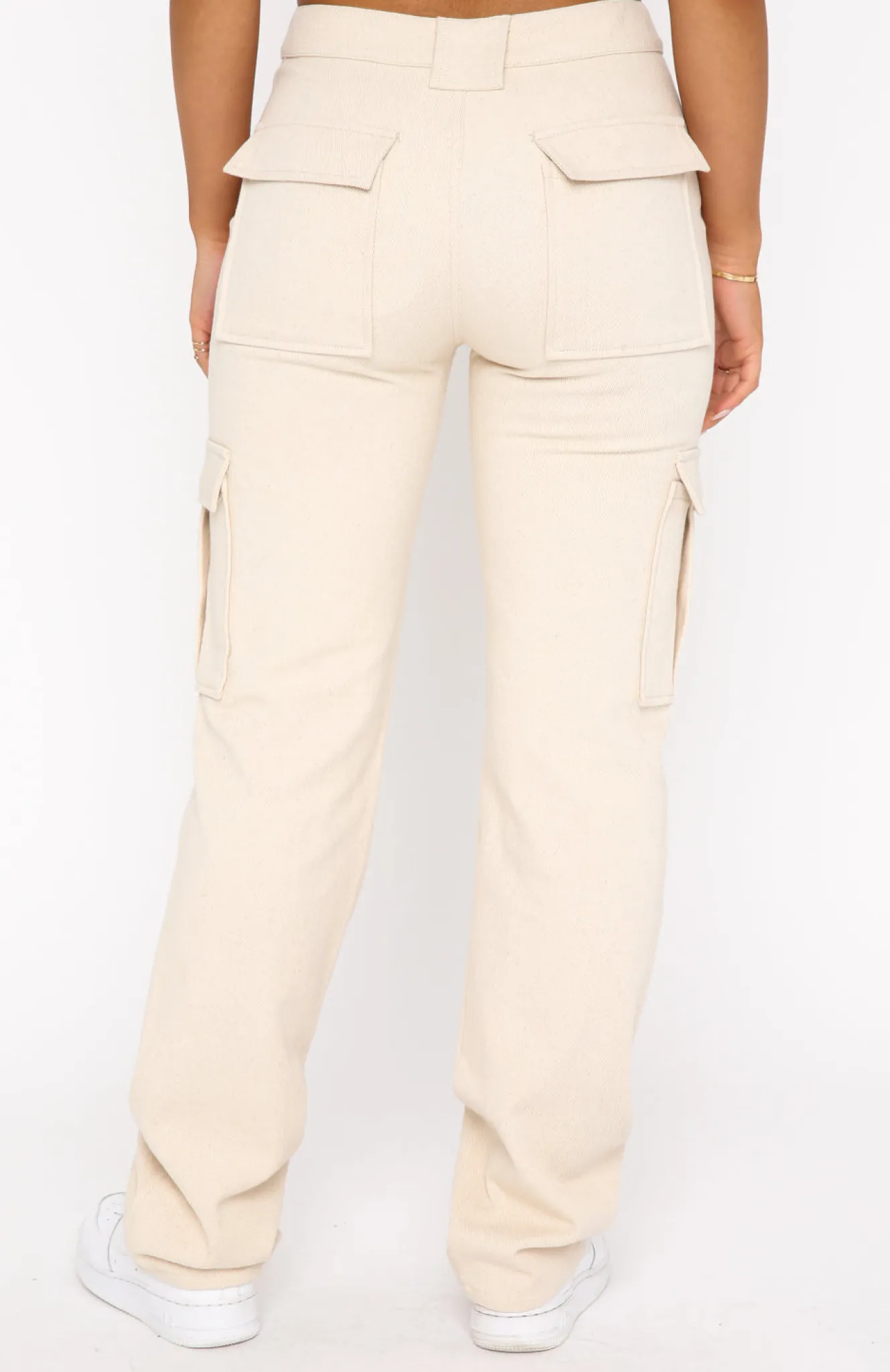 Pants | White Fox Boutique Someone To You Cargo Pants Cream white