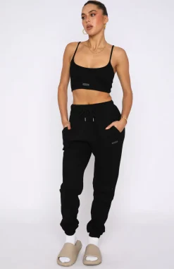 Shirts & Blouses | White Fox Boutique Something Special Waffle Crop black