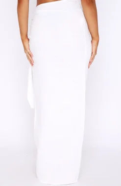 Resort Wear | White Fox Boutique Soul So Sweet Maxi Sarong white