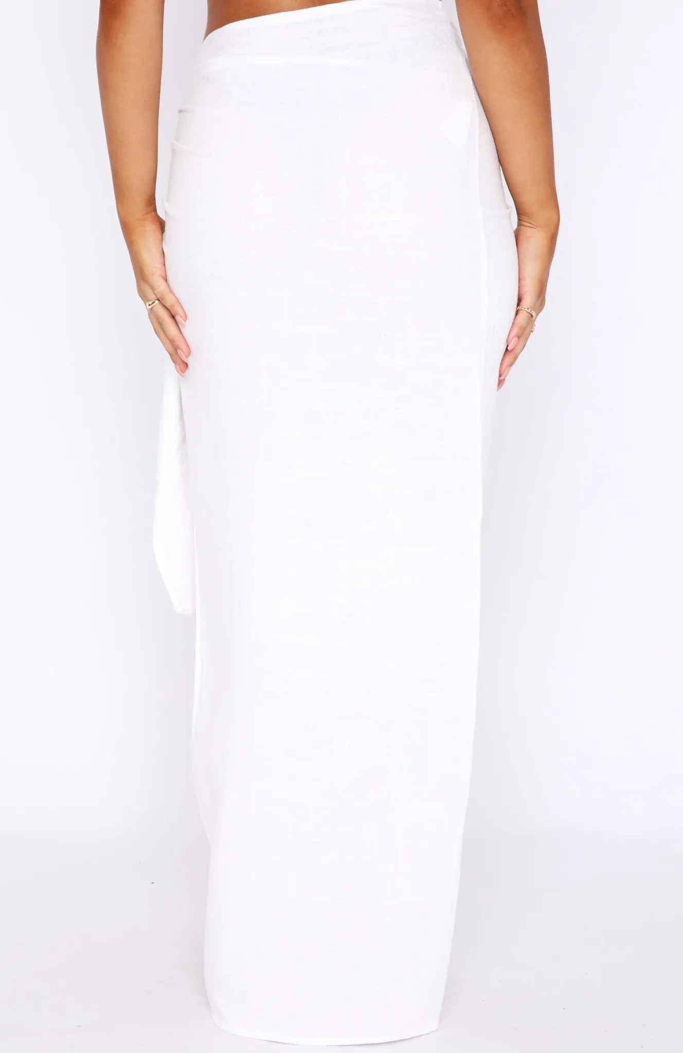 Resort Wear | White Fox Boutique Soul So Sweet Maxi Sarong white