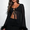 Shirts & Blouses | White Fox Boutique Spice It Up Long Sleeve Top black
