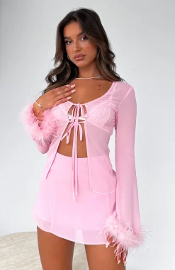 Shirts & Blouses | White Fox Boutique Spice It Up Long Sleeve Top pink