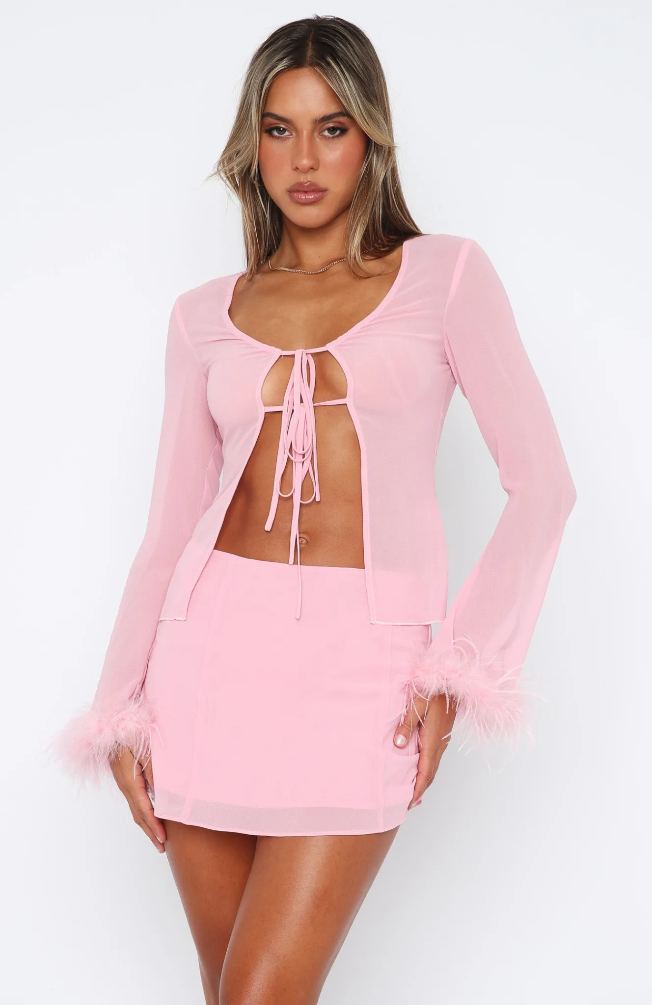 Shirts & Blouses | White Fox Boutique Spice It Up Long Sleeve Top pink