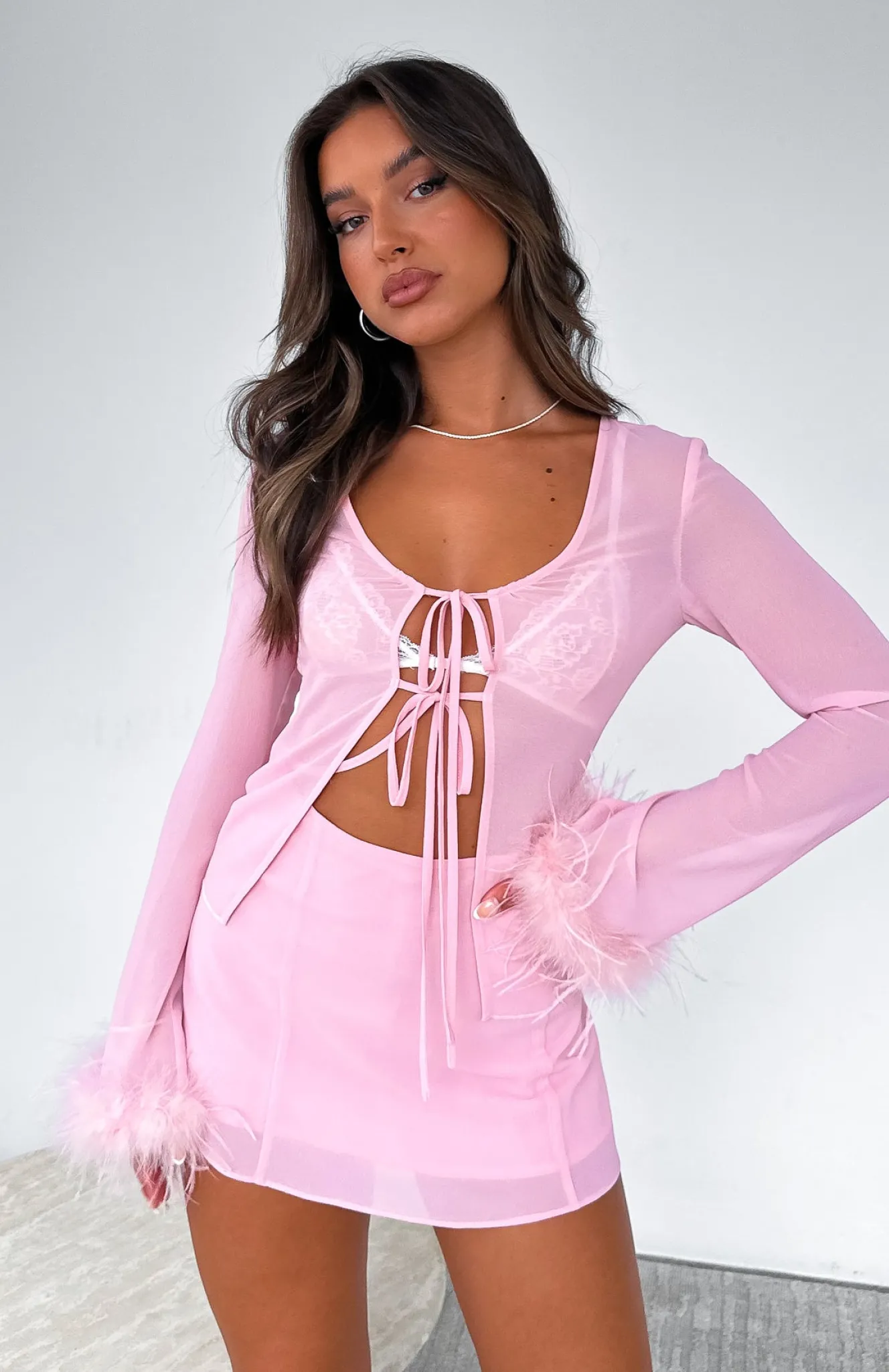 Shirts & Blouses | White Fox Boutique Spice It Up Long Sleeve Top pink