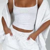 Shorts | White Fox Boutique Sport Series Lounge Shorts Marle grey