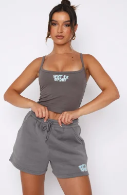 Shirts & Blouses | White Fox Boutique Sport Series Tank Charcoal grey