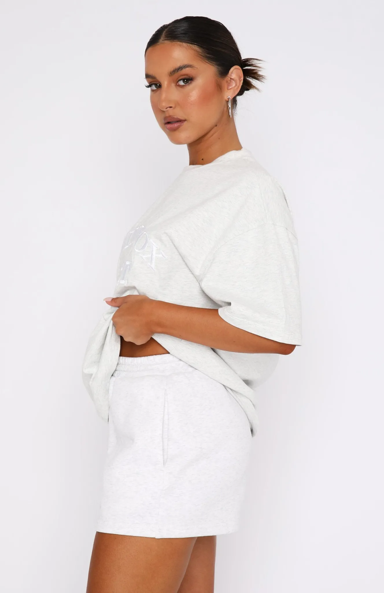 Shorts | White Fox Boutique Sports Edition Lounge Shorts Marle grey