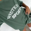 Shirts & Blouses | White Fox Boutique Sports Edition Oversized Tee Dusty Olive green