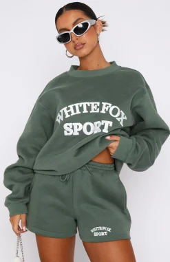 Jackets & Blazers | White Fox Boutique Sports Edition Oversized Sweater Dusty Olive green
