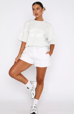 Shirts & Blouses | White Fox Boutique Sports Edition Oversized Tee Marle grey