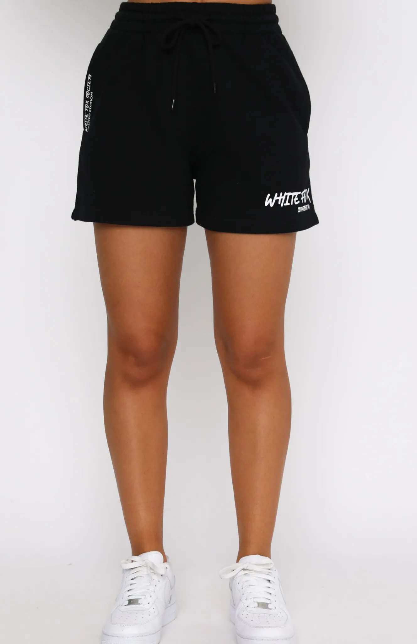 Shorts | White Fox Boutique State Of Art Lounge Shorts black
