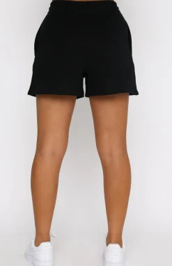 Shorts | White Fox Boutique State Of Art Lounge Shorts black