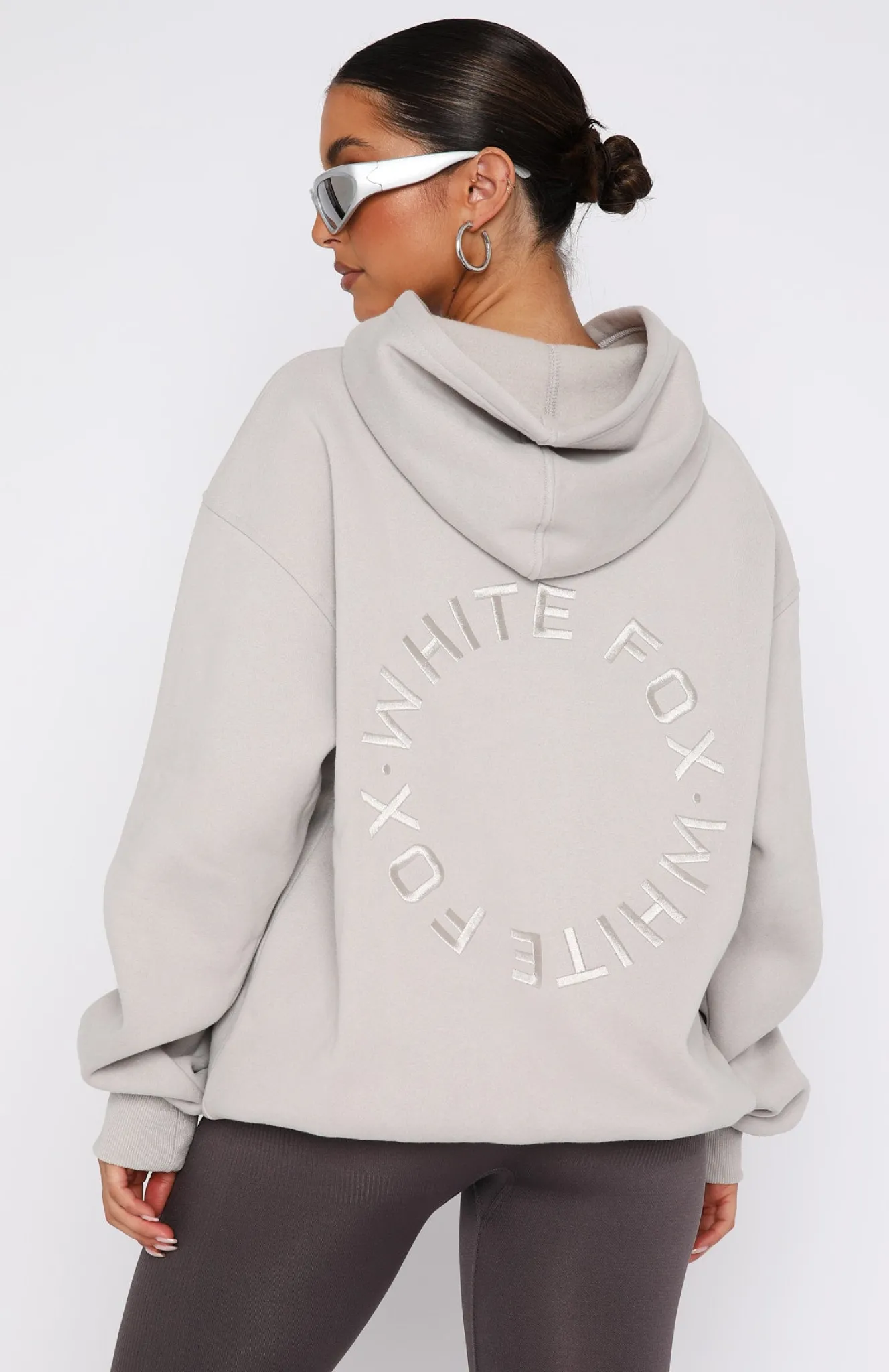 Jackets & Blazers | White Fox Boutique Stay Lifted Oversized Hoodie Moon nude