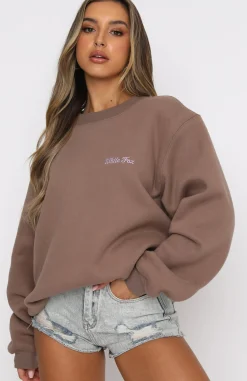Jackets & Blazers | White Fox Boutique Steal Your Heart Oversized Sweater Mocha brown