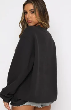 Jackets & Blazers | White Fox Boutique Steal Your Heart Oversized Sweater Charcoal grey