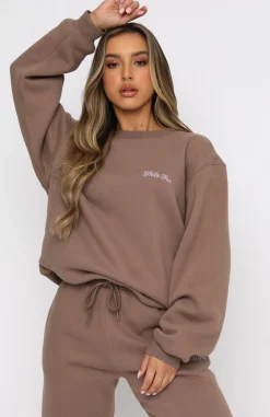 Jackets & Blazers | White Fox Boutique Steal Your Heart Oversized Sweater Mocha brown