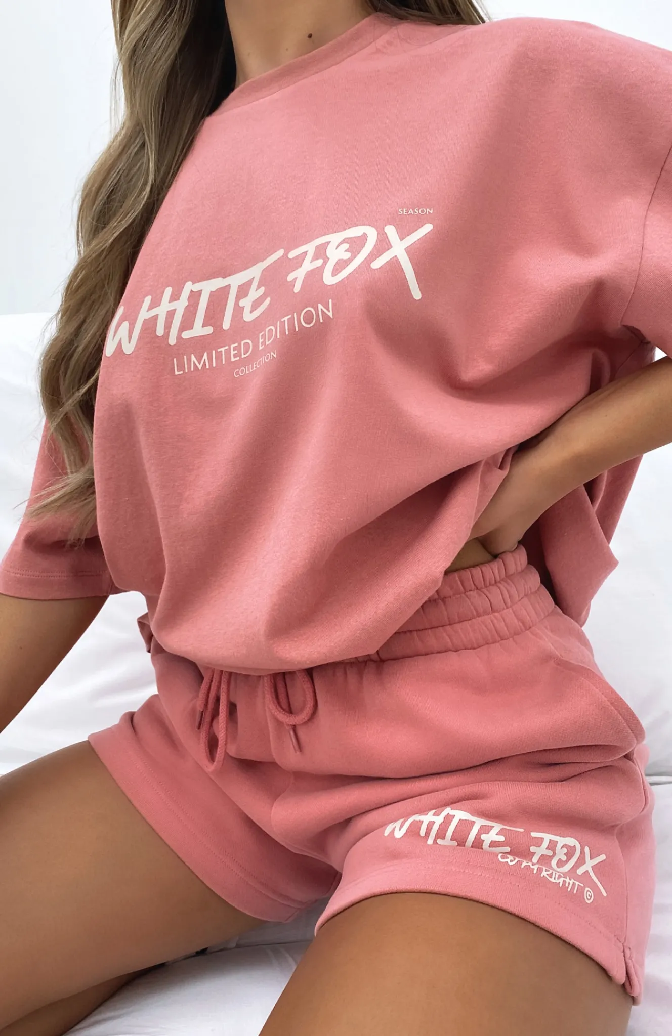 Shirts & Blouses | White Fox Boutique Step Back Oversized Tee Berry pink